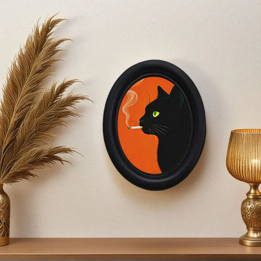 Interesting Black Cat