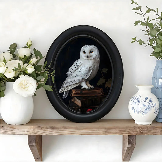Owl Standing on a Book