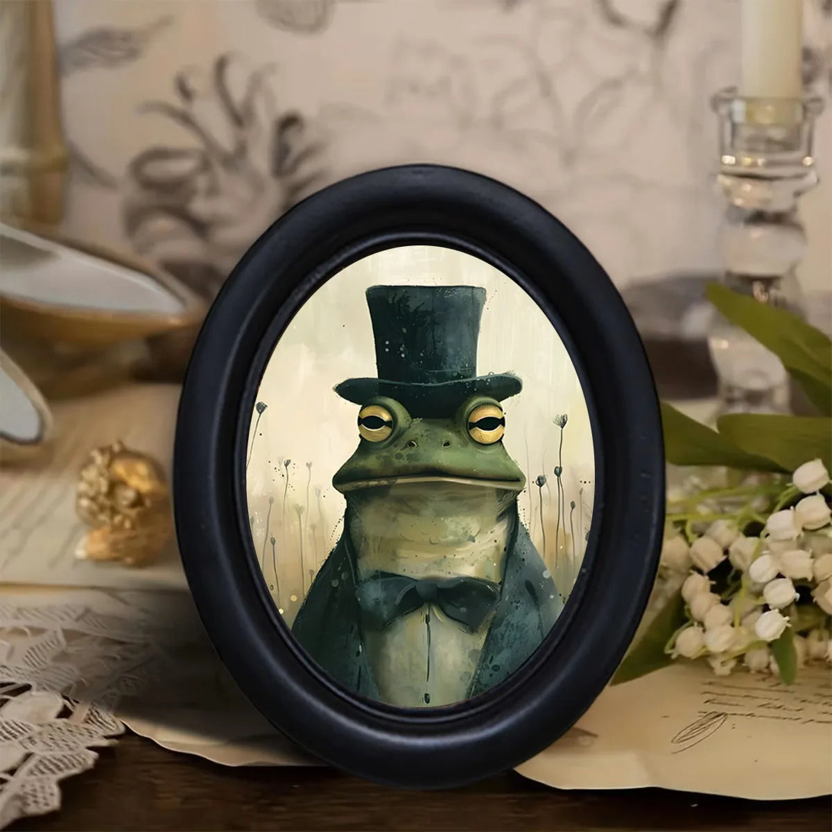Vintage Gentleman Frog
