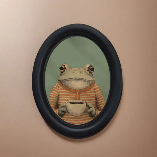 Cozy Coffee Frog