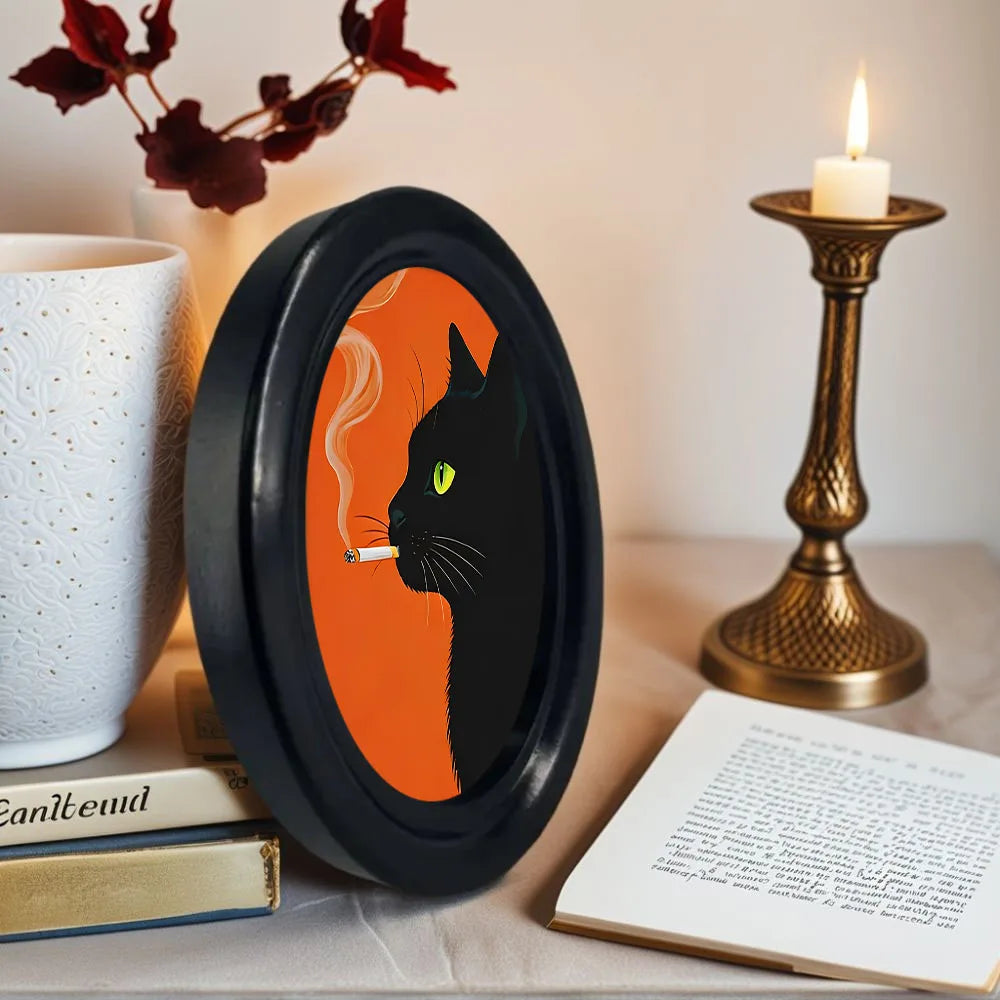 Interesting Black Cat