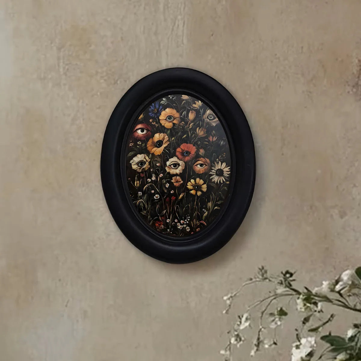 Surreal Floral Eyeball