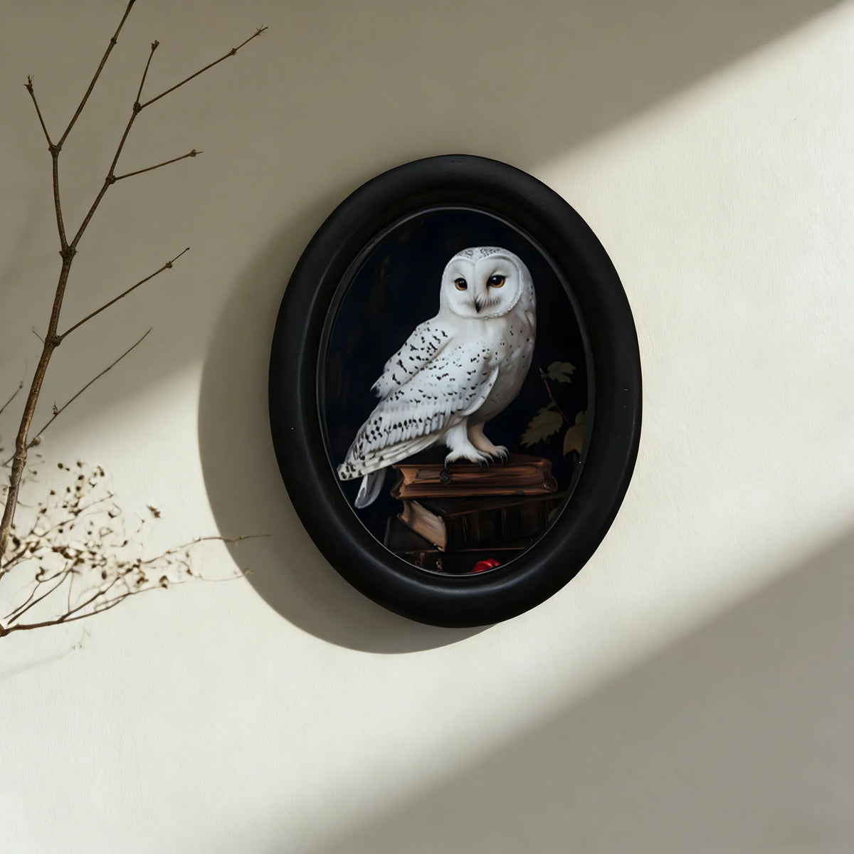 Owl Standing on a Book