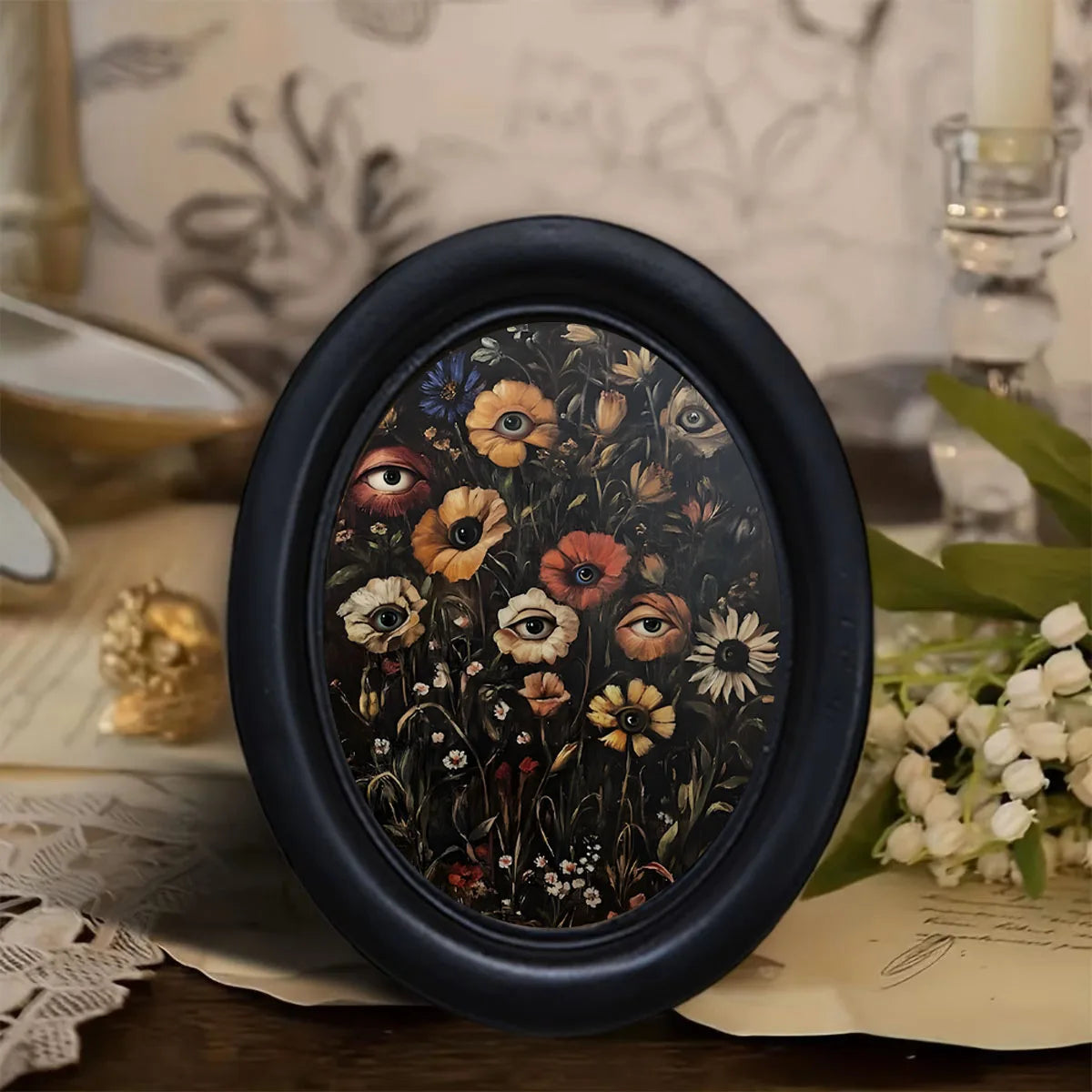 Surreal Floral Eyeball