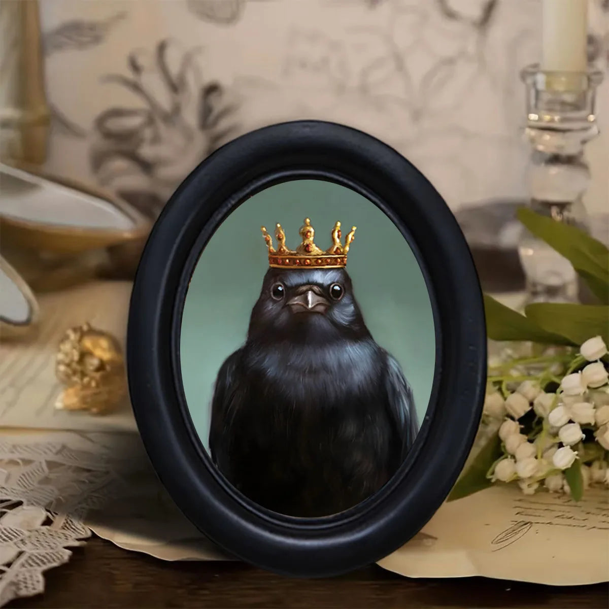 Painting with Crow Elements