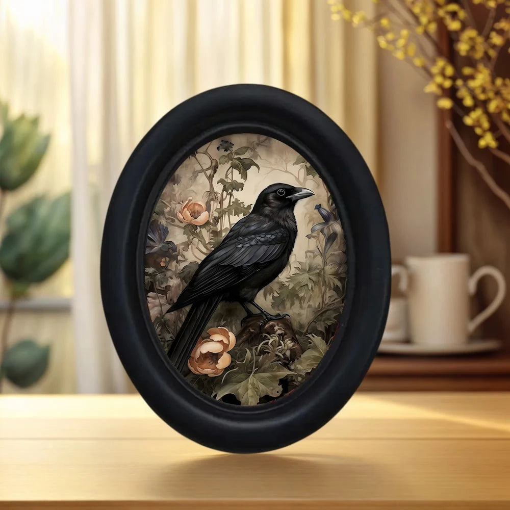 Floral Crow